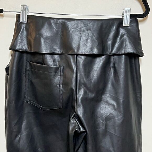 NWT Anthropologie Young Fabulous & Broke Vegan Leather Tie Waist Pants Sz XS - Picture 6 of 10